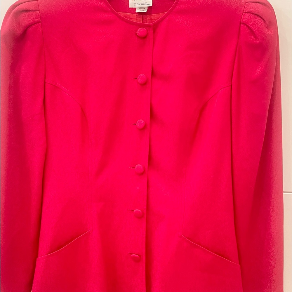 Elegant Pink St.Gillian Lined  Silk Women's Jacket